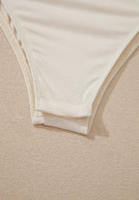 Sequin long sleeve wrap bodysuit with white cotton seamless underwear