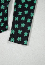 Shamrock Pattern Mesh Turtleneck Bodysuit for Women Woman Bodysuits