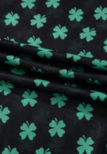 Shamrock Pattern Mesh Turtleneck Bodysuit for Women Woman Bodysuits