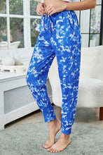 Shiny Tie-Dye Drawstring Waist Joggers with Pockets Woman Sweatpants