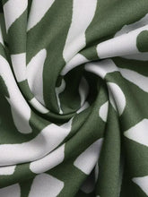 Side Slit Printed Tie Neck Dress Casual Dresses