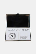 Silver Business Card Case with New York City Scene Wallets