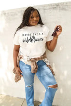 Simply Love basic style wildflower short sleeve graphic tee outfit