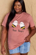Simply Love Full Size BOO BEES Graphic Cotton T-Shirt Woman T Shirts
