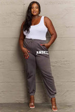 Simply Love Simply Love Full Size Drawstring Angel Graphic Long Sweatpants Woman Sweatpants