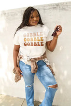 Simply Love Full Size GOBBLE Short Sleeve T-Shirt Woman T Shirts