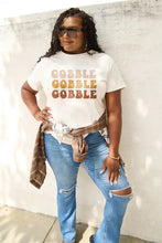 Simply Love Full Size GOBBLE Short Sleeve T-Shirt Woman T Shirts