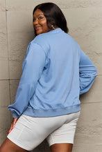 Simply Love Full Size Graphic Dropped Shoulder Sweatshirt Woman Sweatshirts