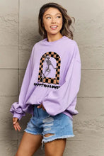 Simply Love Full Size HAPPY HALLOWEEN Graphic Sweatshirt Woman Sweatshirts