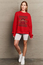 Red Nutcracker Graphic Long Sleeve Sweatshirt