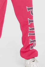 Simply Love Full Size PINK Graphic Sweatpants Woman Sweatpants