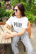 Simply Love Full Size PRAY Round Neck T-Shirt Woman T Shirts