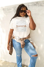 Simply Love Full Size THANKFUL Short Sleeve T-Shirt Woman T Shirts