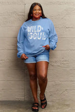 Simply Love Full Size WILD SOUL Graphic Sweatshirt Woman Sweatshirts