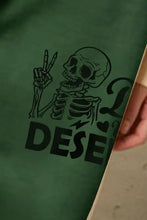 Simply Love green skateboard skeleton design joggers