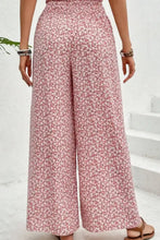 Slit Printed Wide leg Pants Woman Pants
