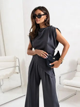 Black Prada belt bag with metallic logo on Slit Ruched Top set
