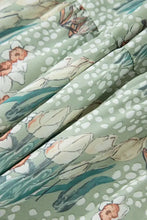 Smocked Printed Tie Shoulder Mini Cami Dress Woman Casual Dress