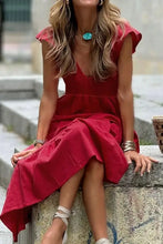 Smocked Tiered Cap Sleeve Maxi Dress Woman Maxi Dress