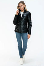 Snobbish Pocketed Zip Up Turtleneck Puffer Jacket Woman Outerwear
