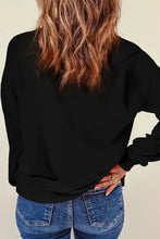 SPOOKY Round Neck Long Sleeve Sweatshirt Woman Sweatshirts