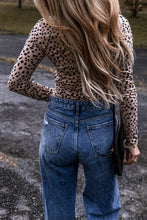 Spotted Long Sleeve Bodysuit for Women
