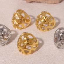 Stainless Steel Cutout Ring Fashion Jewelry