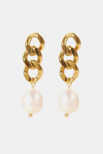 Stainless Steel Pearl Earrings Earrings