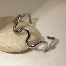 Stainless Steel Wave Shape Bracelet Bracelets