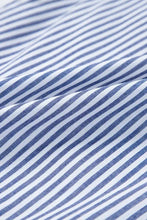 Stripe Sleeveless Notched Ric Rac Mini Dress Casual Dresses