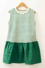 Stripe Woven Sleeveless Mini Dress Casual Dresses