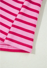 Striped Round Neck Long Sleeve Sweatshirt Woman Sweatshirts