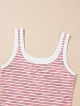 Striped Scoop Neck Tank Top Tanks & Camis