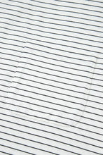 Striped Short Sleeve Cotton Blend T Shirt with Pocket for Women Woman T Shirts