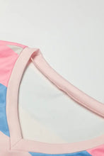 Striped V Neck Sweater for Women Woman T Shirts