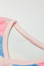 Striped V Neck Sweater for Women Woman T Shirts