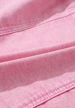 Studded Button Up Denim Jacket Woman Outerwear