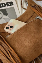 Suede Fringe Adjustable Strap Shoulder Bag Shoulder Bags