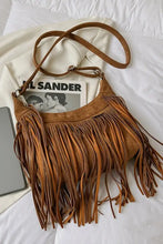 Suede Fringe Adjustable Strap Shoulder Bag Shoulder Bags