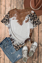 Sunflower Print Women's T-Shirt with Stretchy Polyester Blend