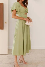 Sweetheart Neck Puff Sleeve Dress Casual Dresses