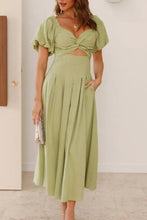 Sweetheart Neck Puff Sleeve Dress Casual Dresses