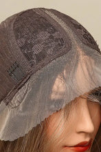 Golden brown synthetic long wave wig with cap included