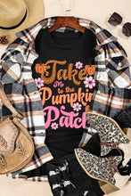 Pumpkin patch black tee with olive green mini skirt set