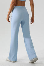 Tan High Waisted Flared Yoga Pants for Women