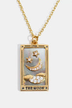 Tarot Card Pendant Stainless Steel Necklace Necklaces