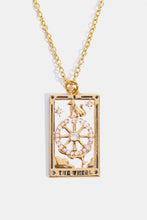Tarot Card Pendant Stainless Steel Necklace Necklaces