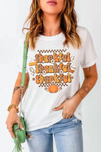 Thankful Graphic White T Shirt for Women White