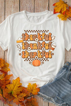 Thankful Graphic White T Shirt for Women