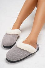 Thermal Faux Fur Round Toe Slippers Woman Slippers